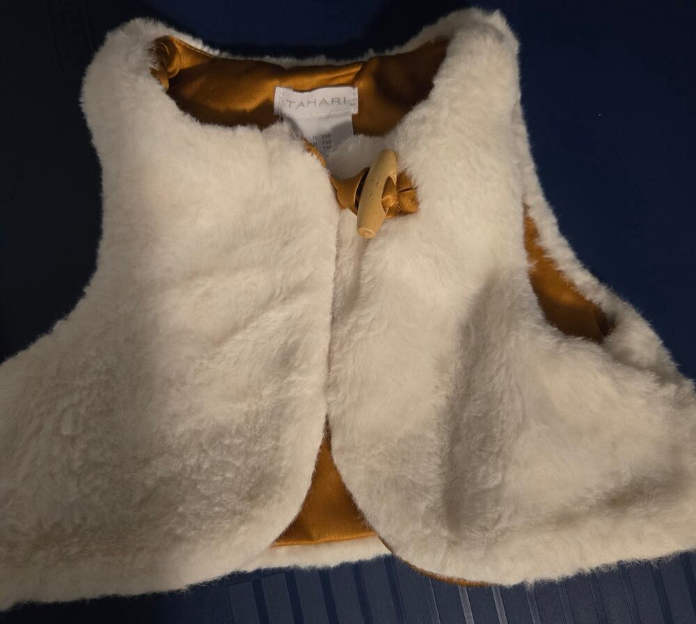 Baby fur vest